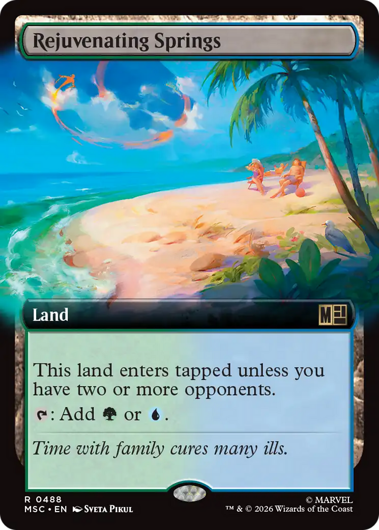 Rejuvenating Springs (Extended Art) [Marvel Super Heroes Commander] | Gate City Games LLC