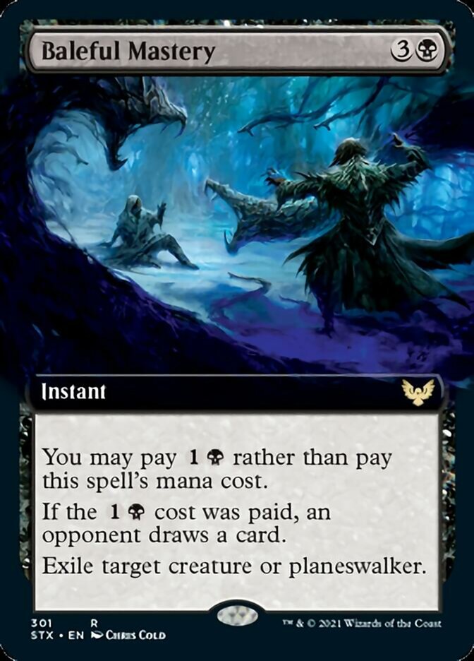 Baleful Mastery (Extended Art) [Strixhaven: School of Mages] | Gate City Games LLC