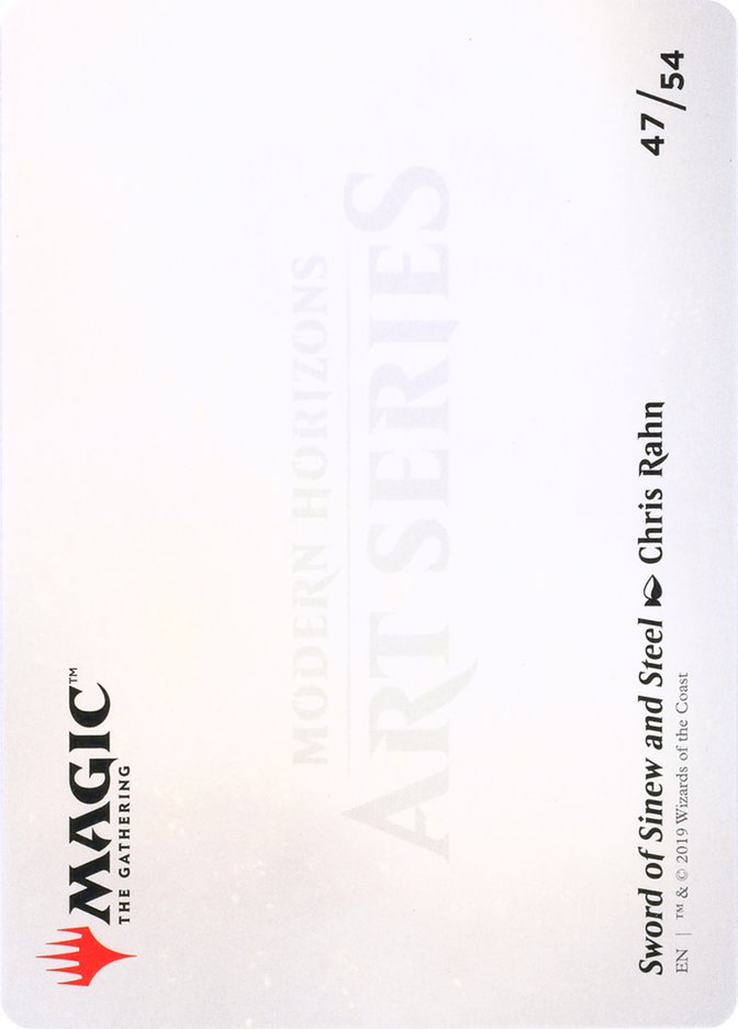 Sword of Sinew and Steel // Sword of Sinew and Steel [Modern Horizons Art Series] | Gate City Games LLC