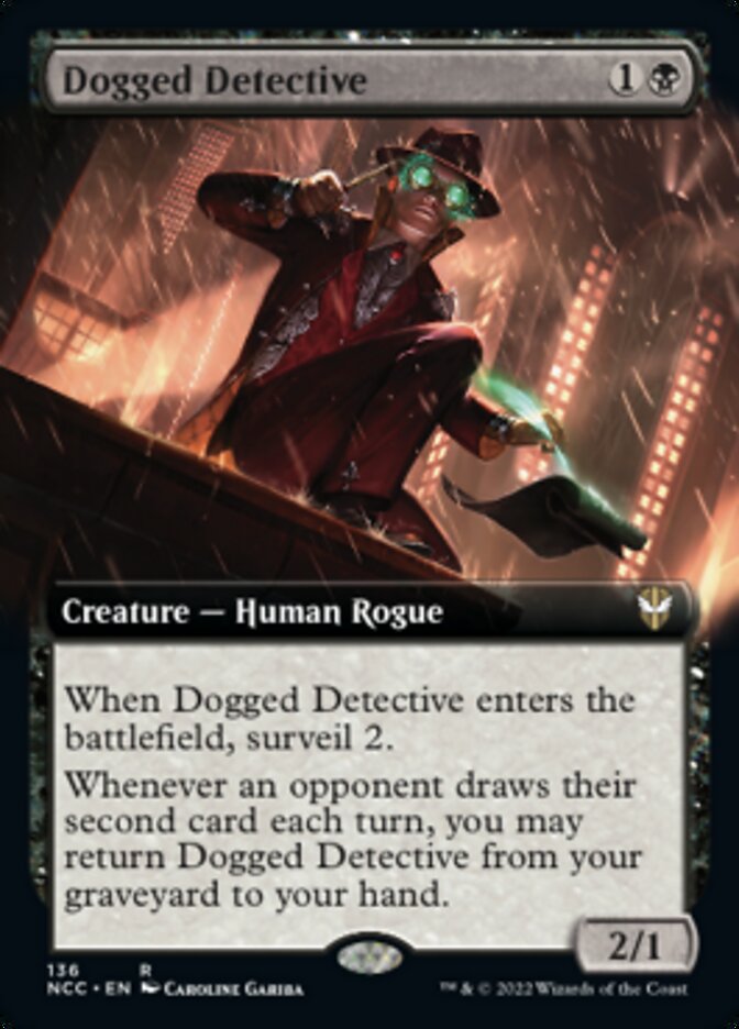Dogged Detective (Extended Art) [Streets of New Capenna Commander] | Gate City Games LLC