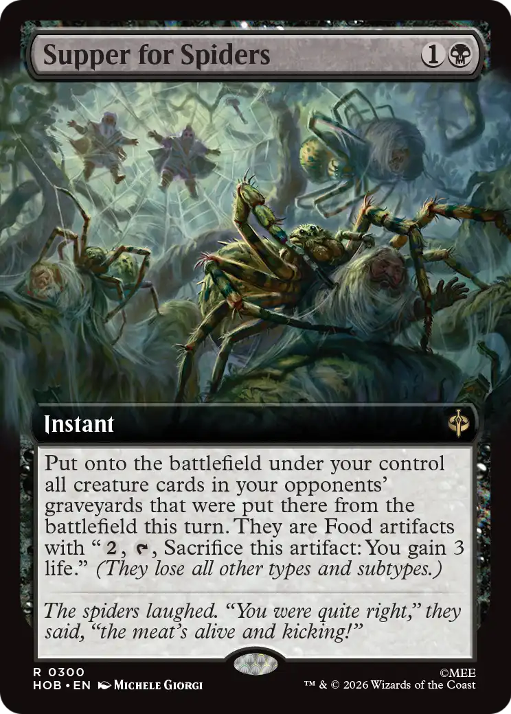 Supper for Spiders (Extended Art) [The Hobbit] | Gate City Games LLC