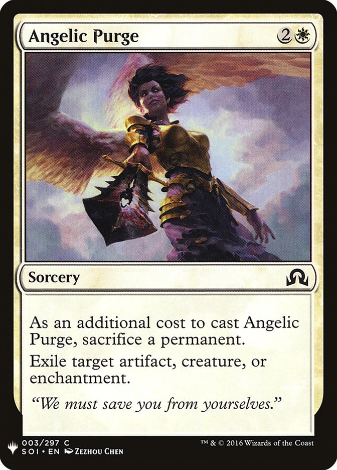 Angelic Purge [Mystery Booster] | Gate City Games LLC