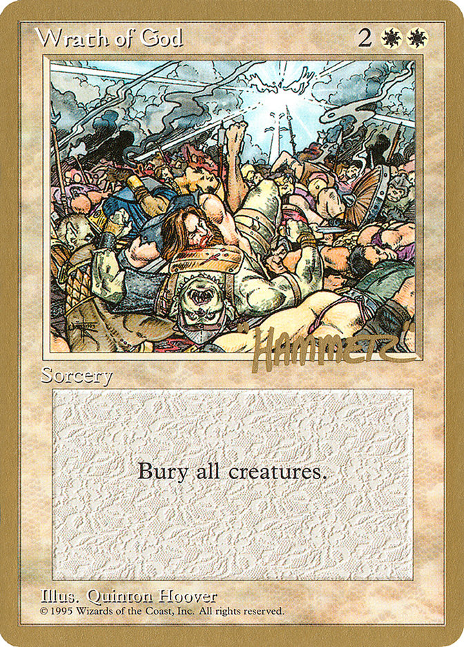 Wrath of God (Shawn "Hammer" Regnier) [Pro Tour Collector Set] | Gate City Games LLC
