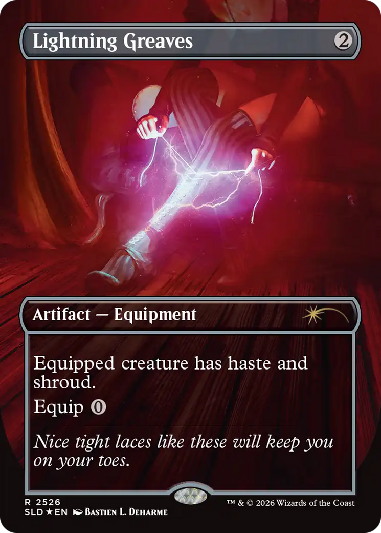 Lightning Greaves (2526) [Secret Lair Drop Series] | Gate City Games LLC
