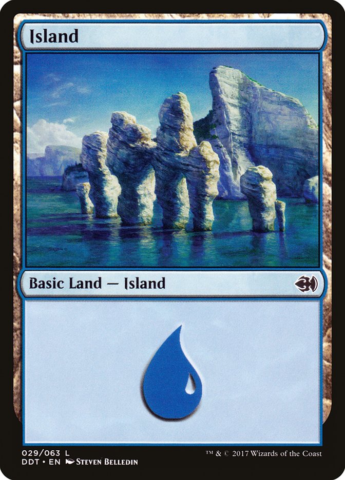 Island (29) [Duel Decks: Merfolk vs. Goblins] | Gate City Games LLC