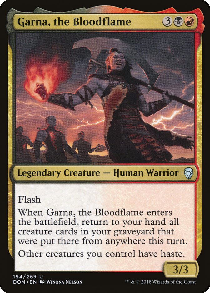 Garna, the Bloodflame [Dominaria] | Gate City Games LLC