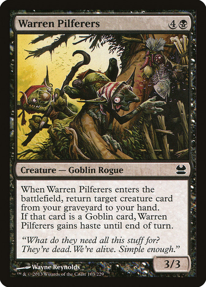 Warren Pilferers [Modern Masters] | Gate City Games LLC