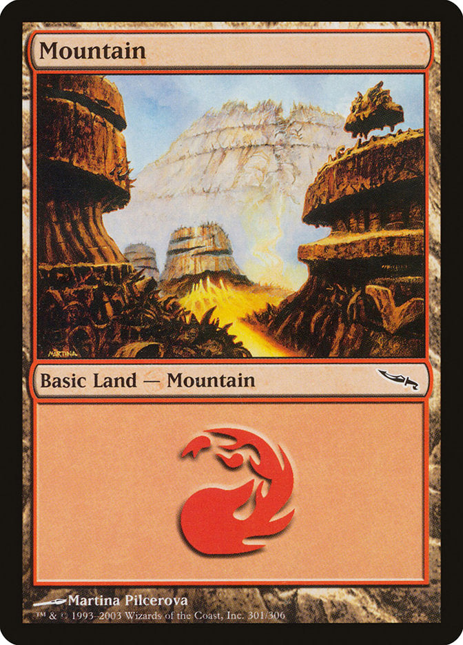 Mountain (301) [Mirrodin] | Gate City Games LLC