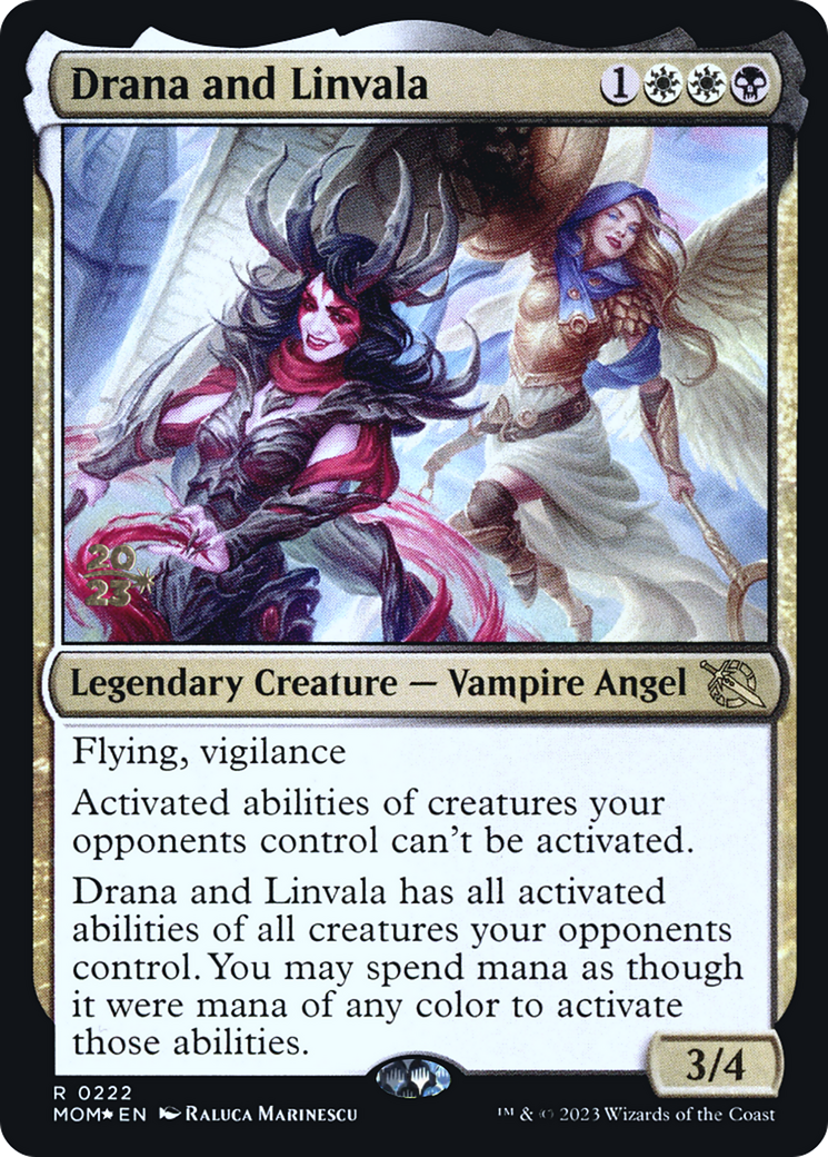 Drana and Linvala [March of the Machine Prerelease Promos] | Gate City Games LLC