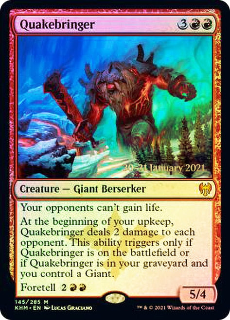 Quakebringer [Kaldheim Prerelease Promos] | Gate City Games LLC