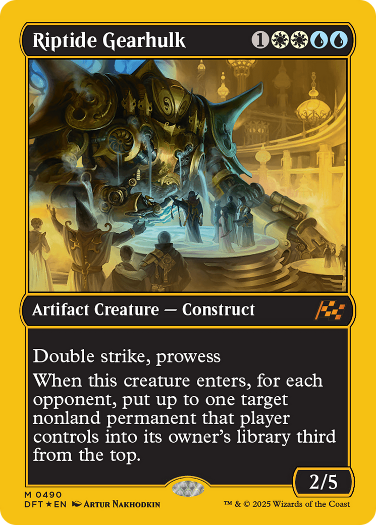 Riptide Gearhulk (First-Place Foil) [Aetherdrift] | Gate City Games LLC