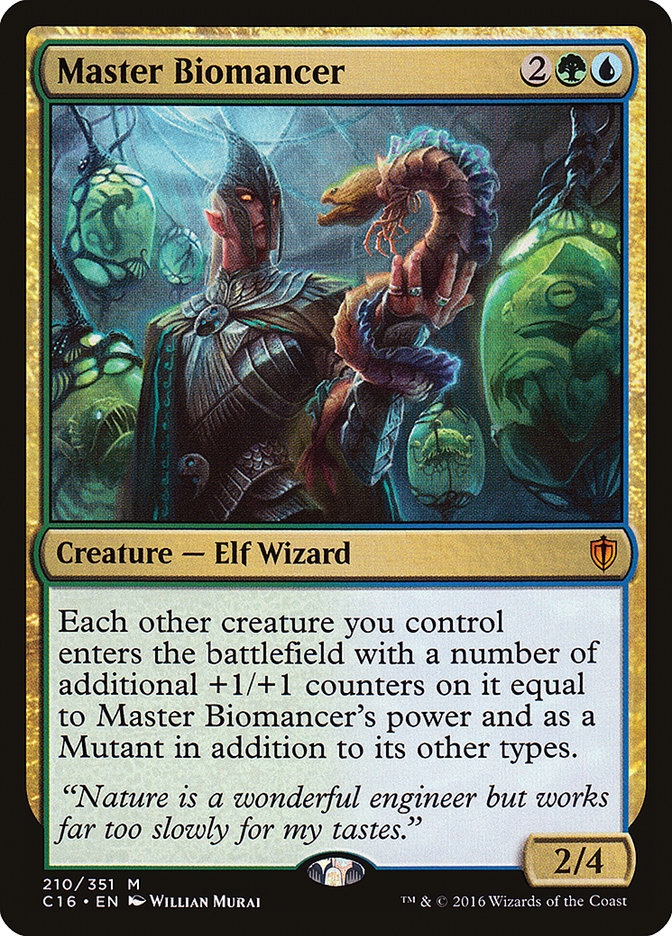 Master Biomancer [Commander 2016] | Gate City Games LLC