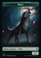 Wolf // Insect Double-Sided Token [Commander Legends: Battle for Baldur's Gate Tokens] | Gate City Games LLC