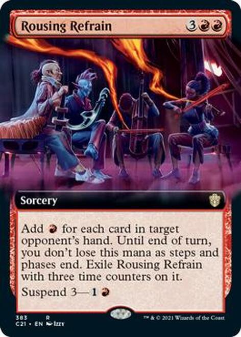 Rousing Refrain (Extended Art) [Commander 2021] | Gate City Games LLC