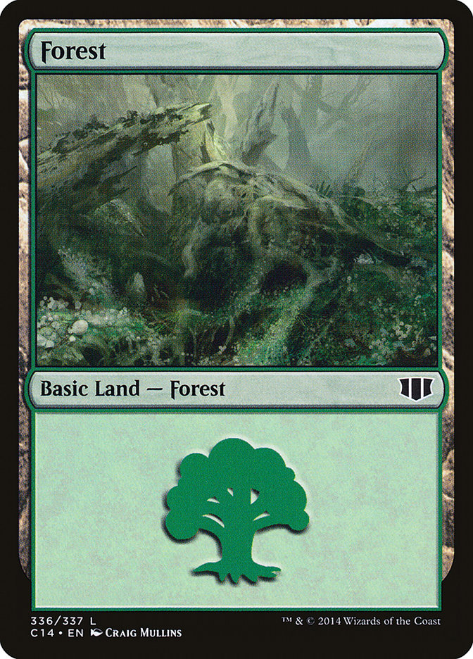 Forest (336) [Commander 2014] | Gate City Games LLC