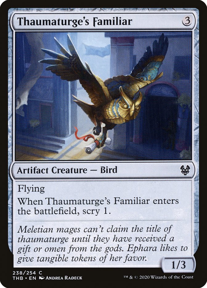Thaumaturge's Familiar [Theros Beyond Death] | Gate City Games LLC