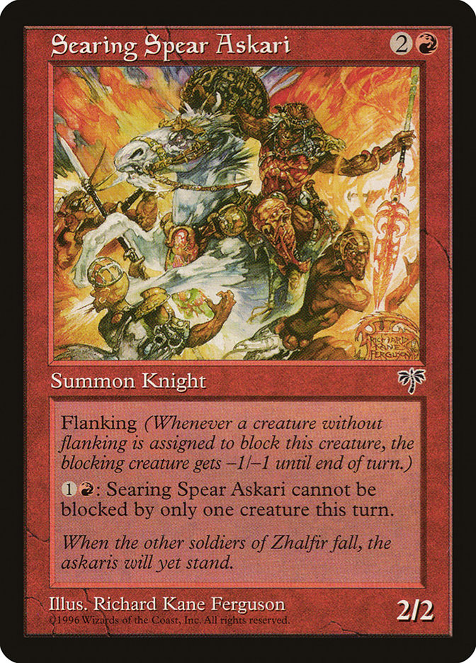 Searing Spear Askari [Mirage] | Gate City Games LLC