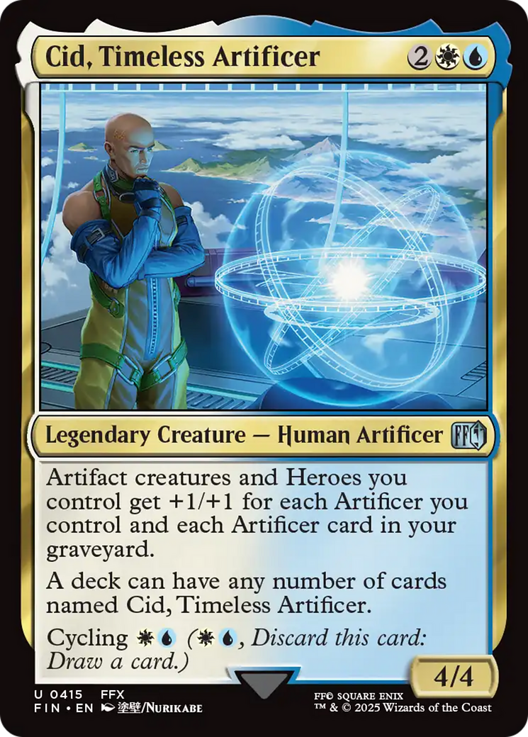 Cid, Timeless Artificer (0415) [FINAL FANTASY] | Gate City Games LLC