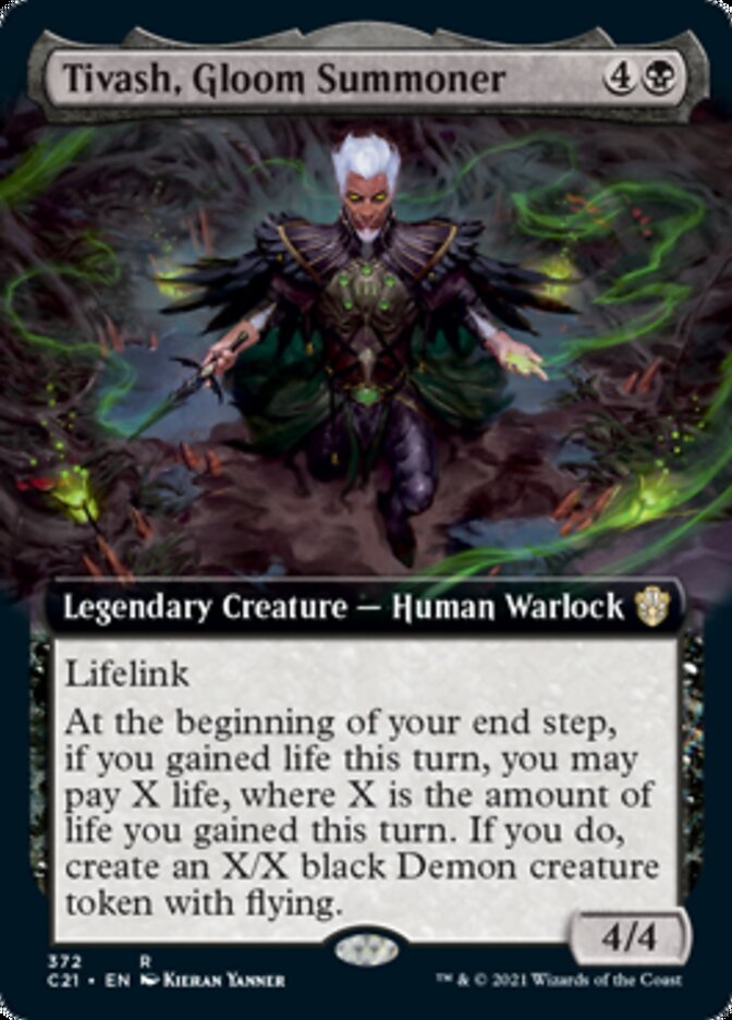 Tivash, Gloom Summoner (Extended Art) [Commander 2021] | Gate City Games LLC