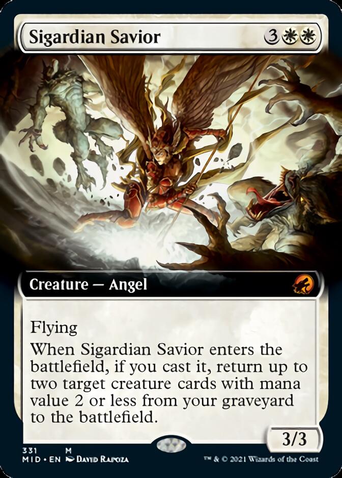 Sigardian Savior (Extended Art) [Innistrad: Midnight Hunt] | Gate City Games LLC