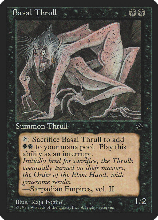 Basal Thrull (Kaja Foglio) [Fallen Empires] | Gate City Games LLC