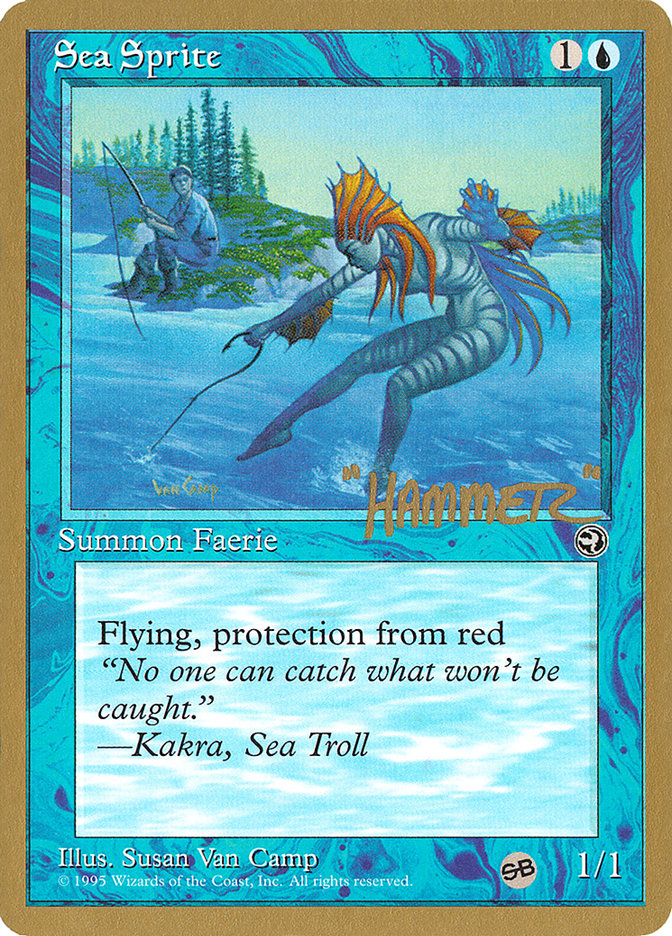 Sea Sprite (Shawn "Hammer" Regnier) (SB) [Pro Tour Collector Set] | Gate City Games LLC