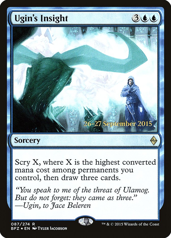 Ugin's Insight [Battle for Zendikar Prerelease Promos] | Gate City Games LLC