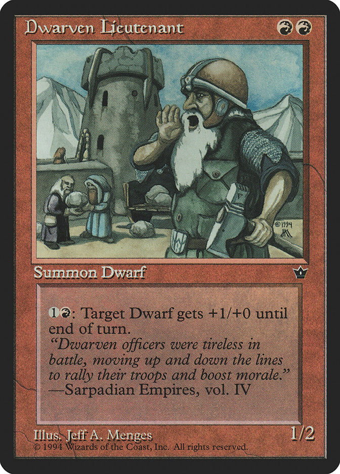 Dwarven Lieutenant [Fallen Empires] | Gate City Games LLC