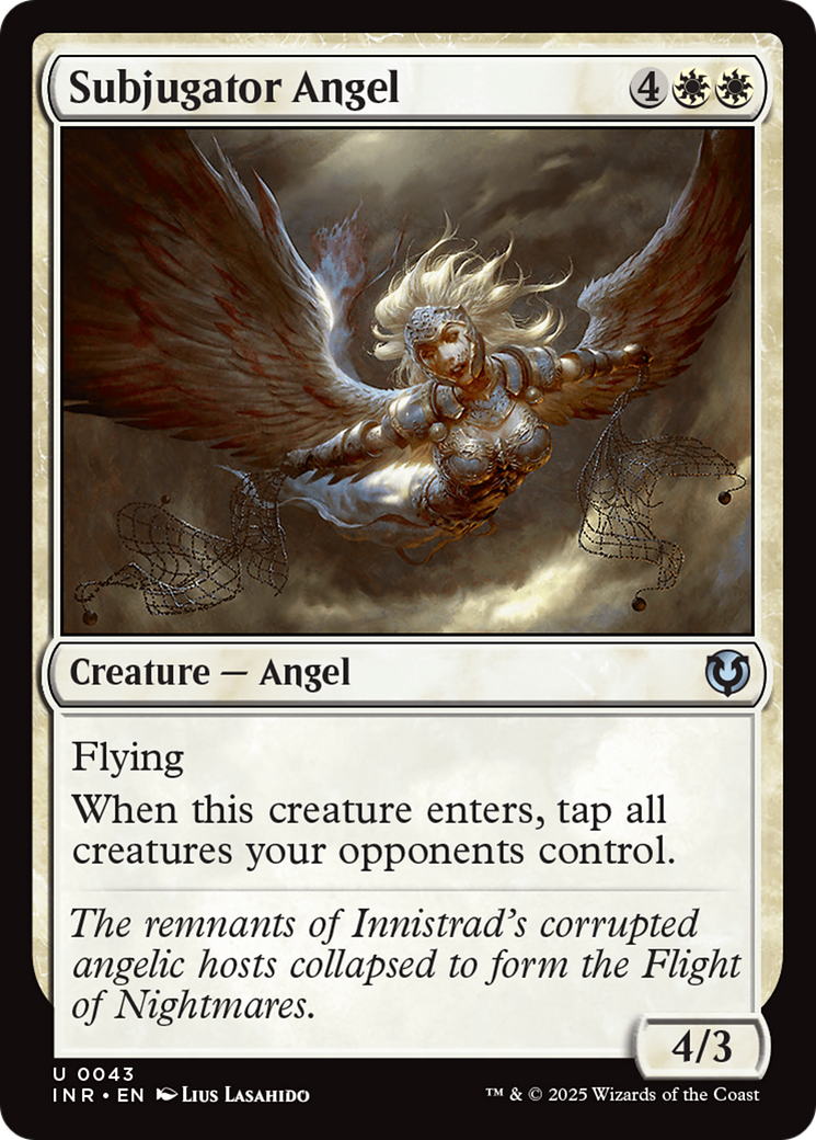 Subjugator Angel [Innistrad Remastered] | Gate City Games LLC