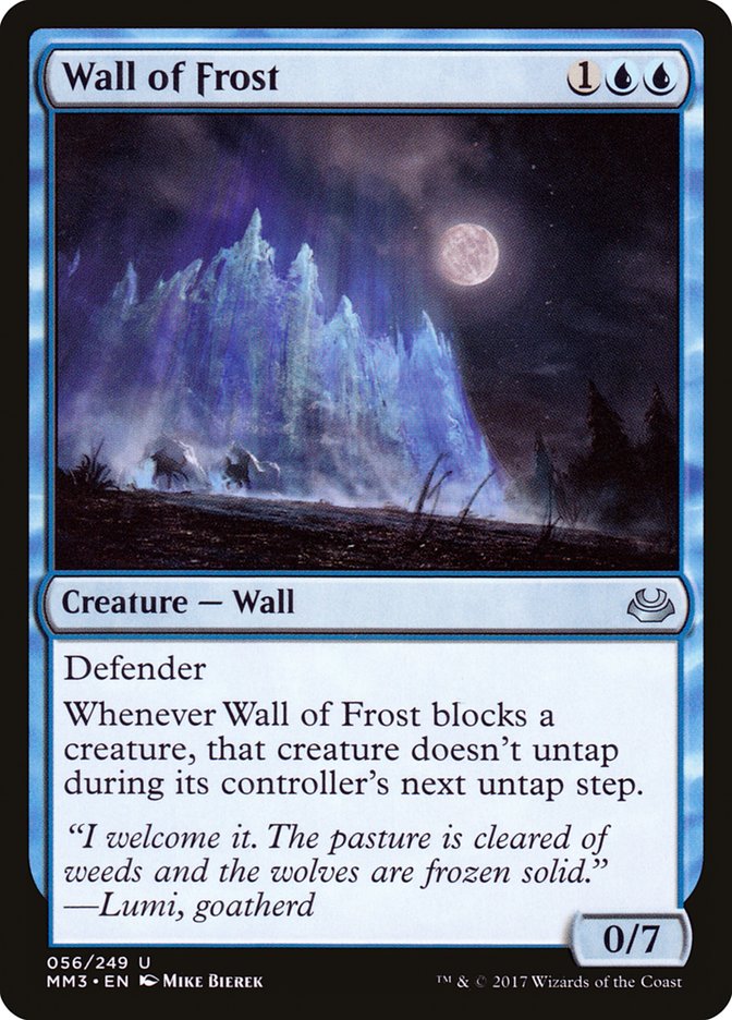 Wall of Frost [Modern Masters 2017] | Gate City Games LLC