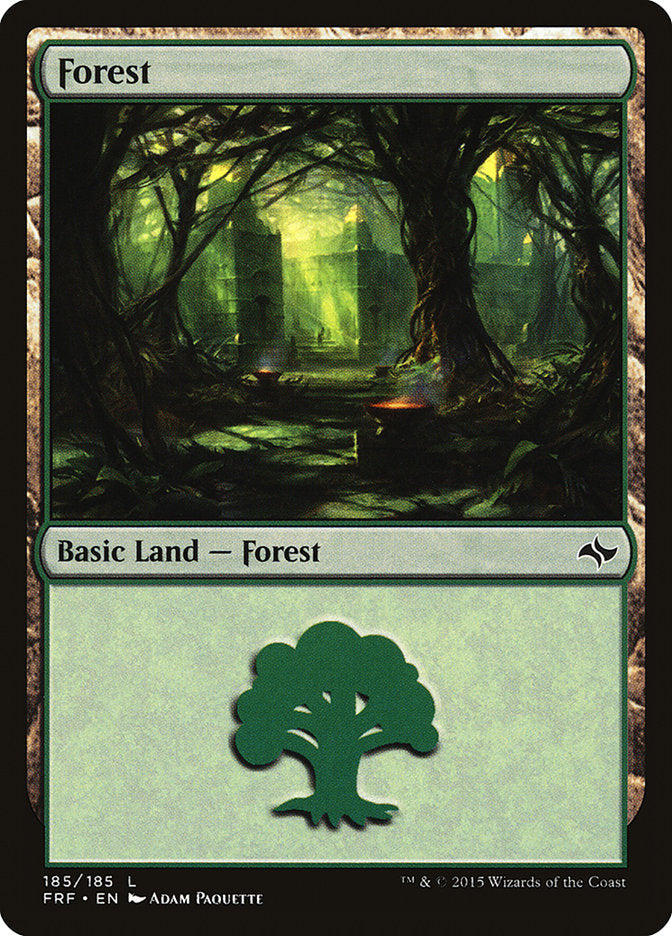 Forest (185) [Fate Reforged] | Gate City Games LLC