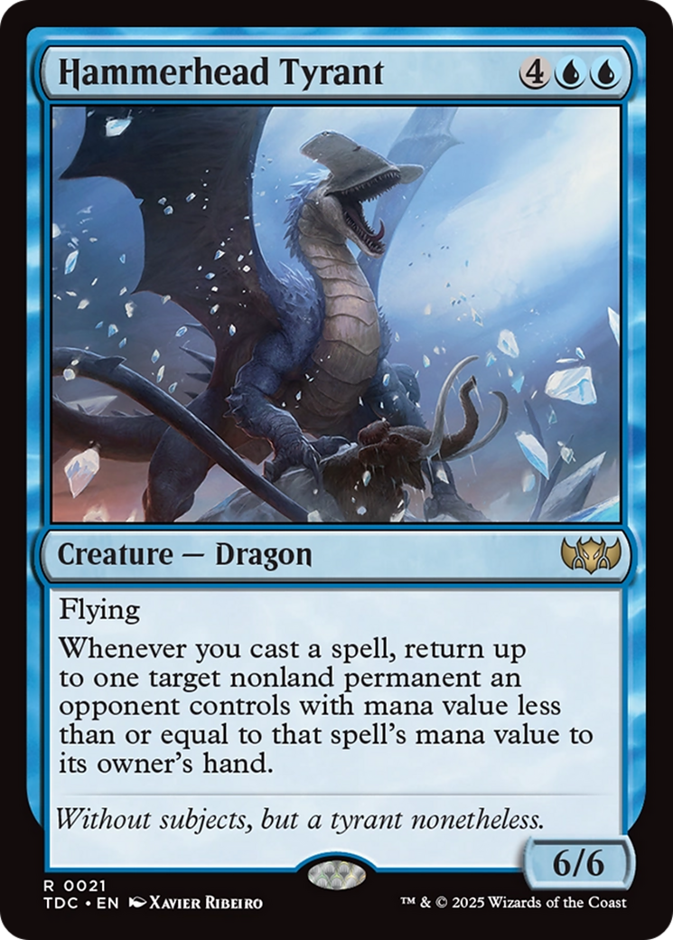 Hammerhead Tyrant [Tarkir: Dragonstorm Commander] | Gate City Games LLC