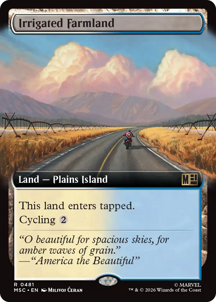 Irrigated Farmland (Extended Art) [Marvel Super Heroes Commander] | Gate City Games LLC