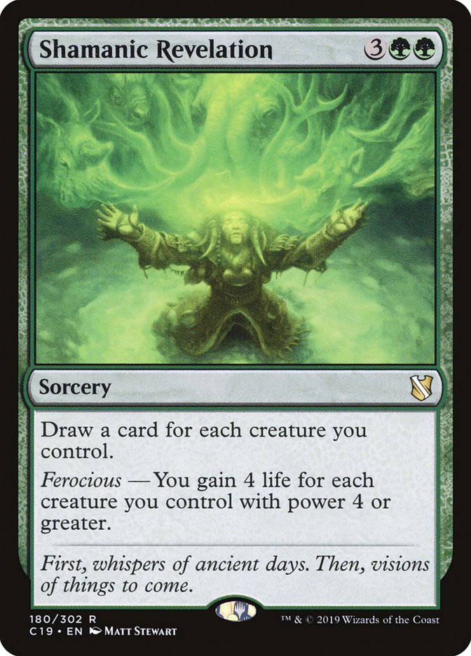 Shamanic Revelation [Commander 2019] | Gate City Games LLC