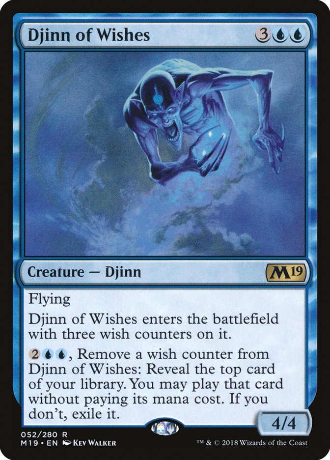 Djinn of Wishes [Core Set 2019] | Gate City Games LLC