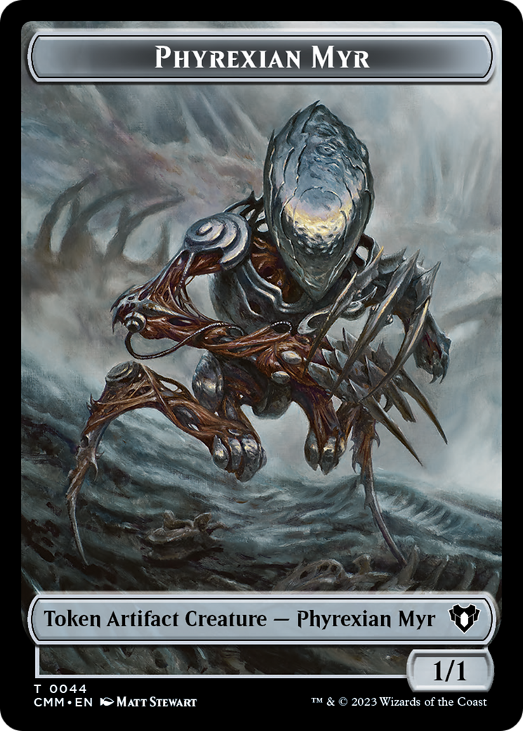 Phyrexian Myr Token [Commander Masters Tokens] | Gate City Games LLC