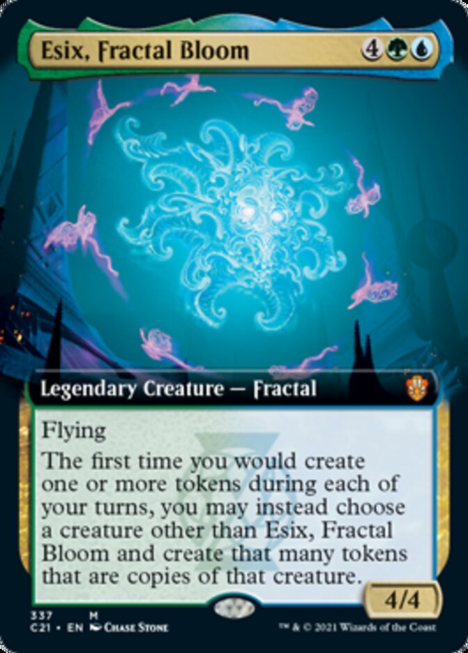 Esix, Fractal Bloom (Extended Art) [Commander 2021] | Gate City Games LLC