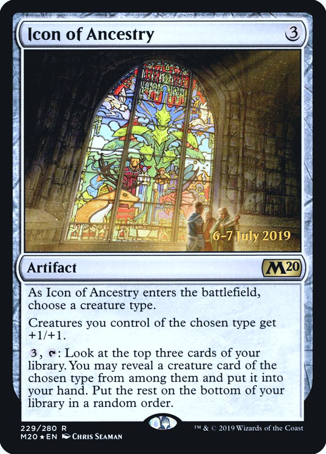 Icon of Ancestry [Core Set 2020 Prerelease Promos] | Gate City Games LLC