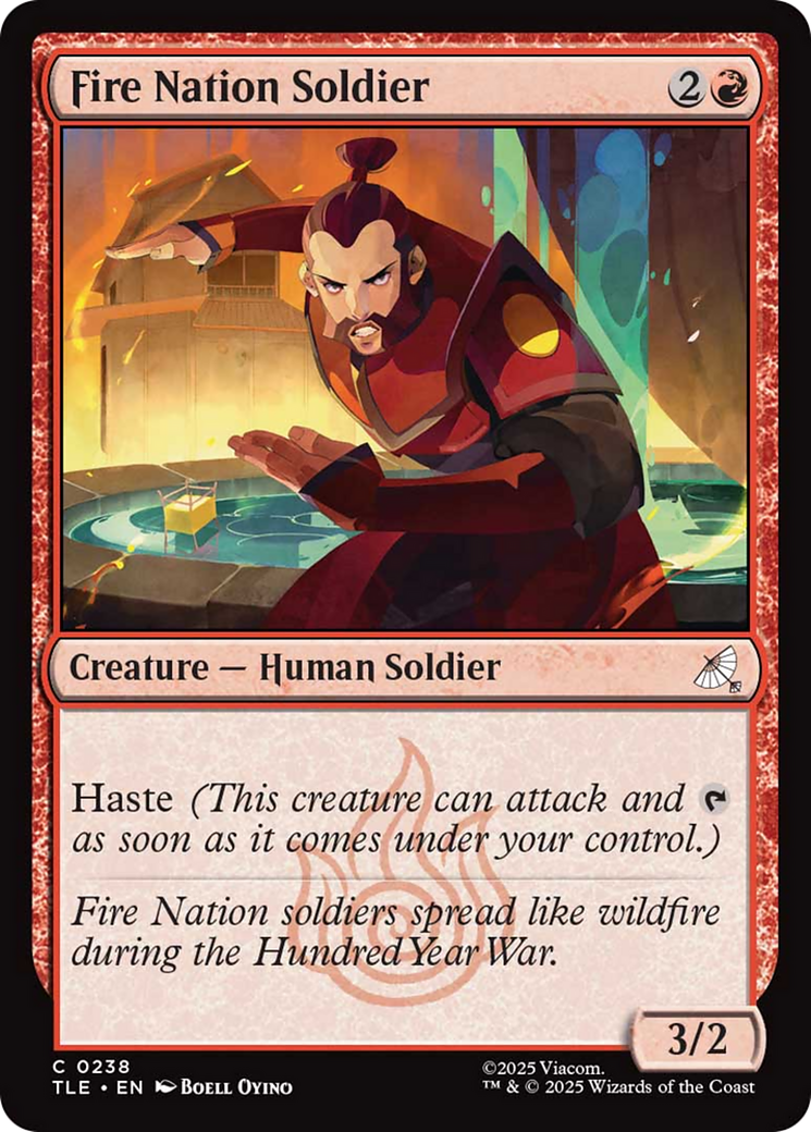 Fire Nation Soldier [Avatar: The Last Airbender: Eternal-Legal] | Gate City Games LLC
