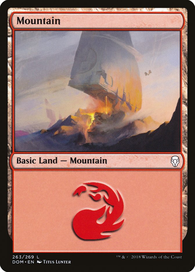 Mountain (263) [Dominaria] | Gate City Games LLC