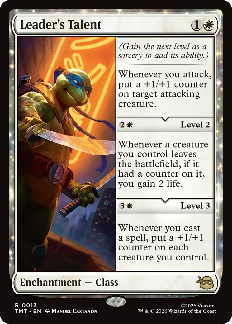 Leader's Talent [Teenage Mutant Ninja Turtles] | Gate City Games LLC