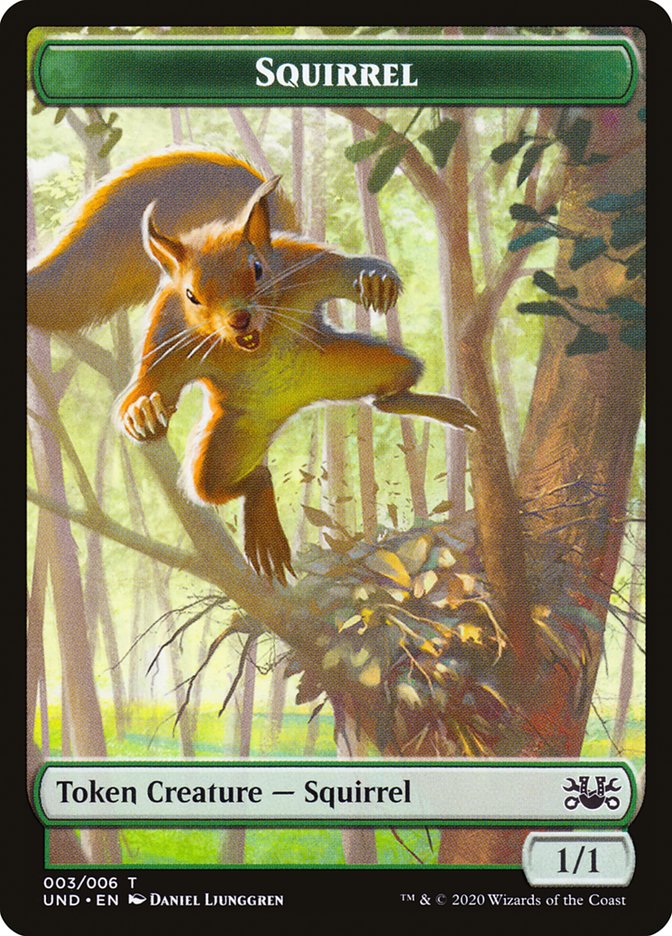 Beeble // Squirrel Double-Sided Token [Unsanctioned Tokens] | Gate City Games LLC