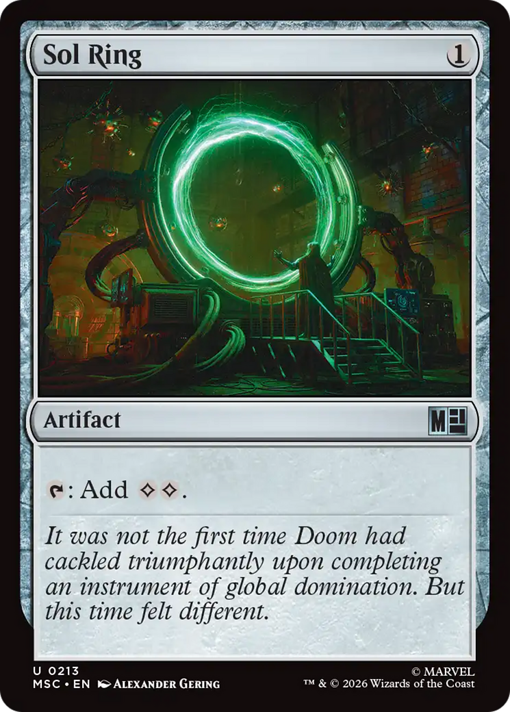 Sol Ring (0213) [Marvel Super Heroes Commander] | Gate City Games LLC