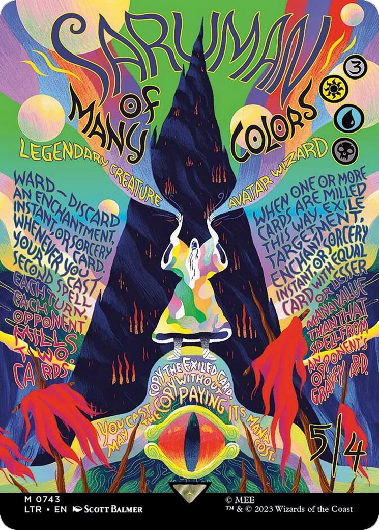 Saruman of Many Colors (Borderless Poster) [The Lord of the Rings: Tales of Middle-Earth] | Gate City Games LLC