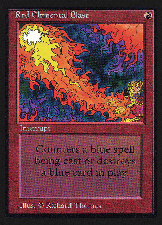 Red Elemental Blast [International Collectors' Edition] | Gate City Games LLC