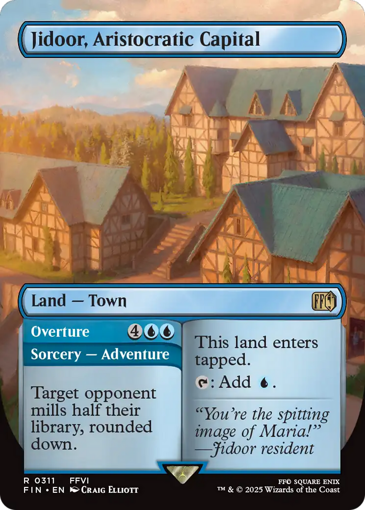 Jidoor, Aristocratic Capital // Overture (Borderless) [FINAL FANTASY] | Gate City Games LLC