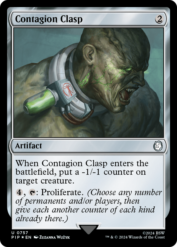 Contagion Clasp (Surge Foil) [Fallout] | Gate City Games LLC