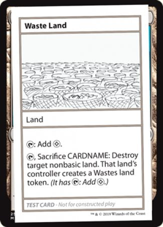 Waste Land (2021 Edition) [Mystery Booster Playtest Cards] | Gate City Games LLC