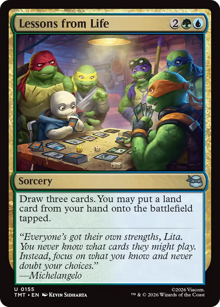Lessons from Life [Teenage Mutant Ninja Turtles] | Gate City Games LLC