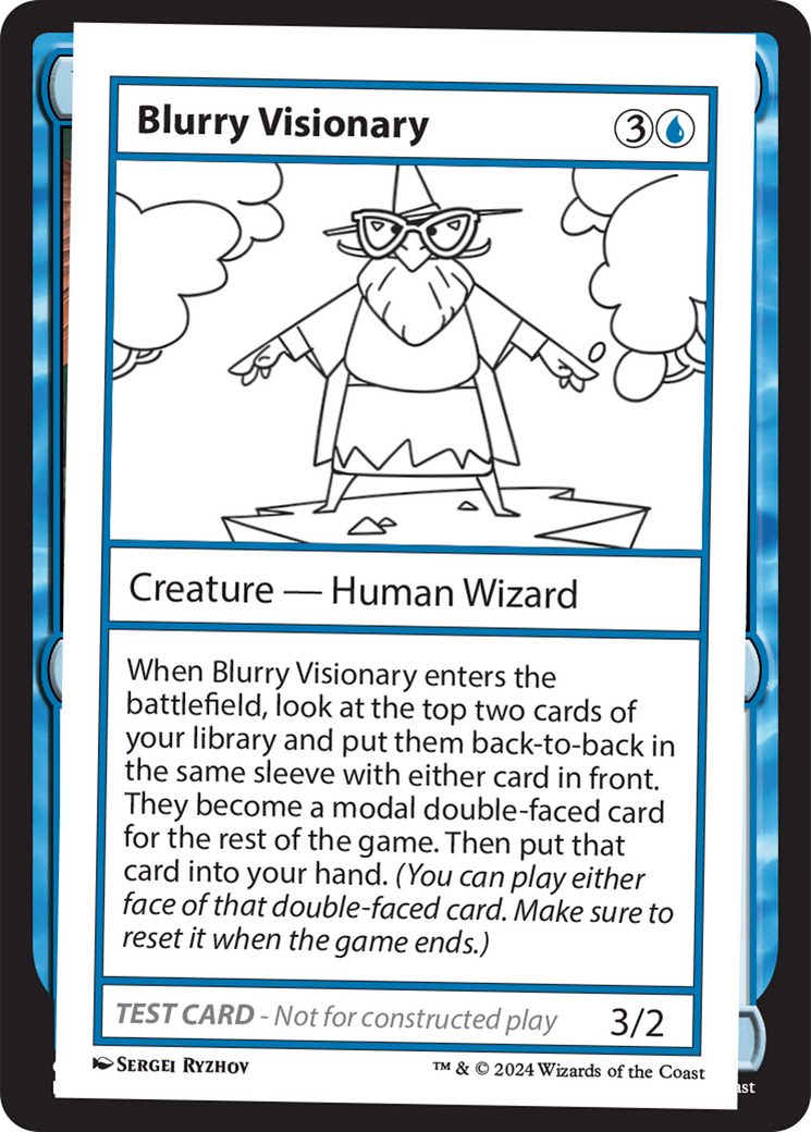 Blurry Visionary [Mystery Booster 2 Playtest Cards] | Gate City Games LLC